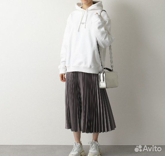 Худи Acne Reverse-logo hooded