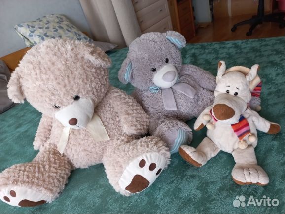 Игрушки мягкие большие