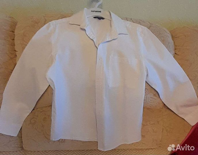 Рубашка на мальчика 158