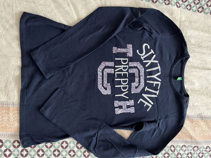 Лонгослив женский, подростки benetton