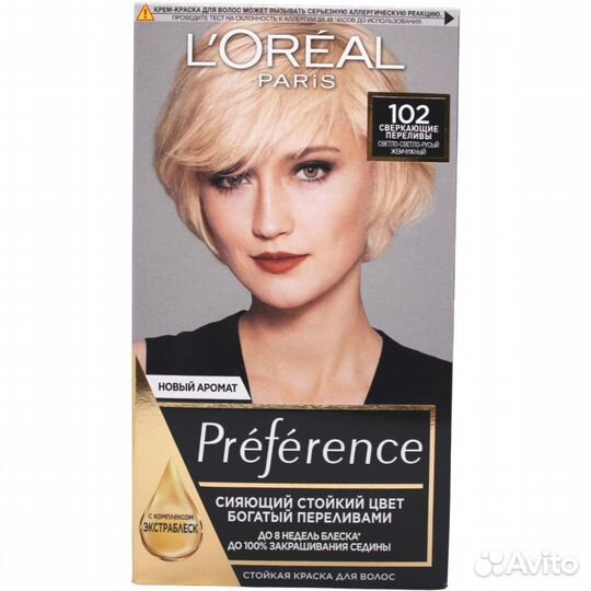 L'oreal Краска для волос Preference Feria 102 Свер