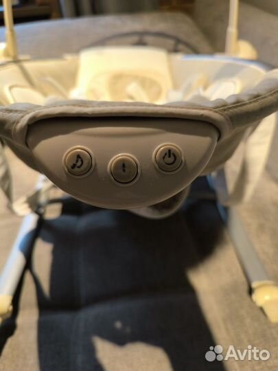 Шезлонг детский с вибрацией