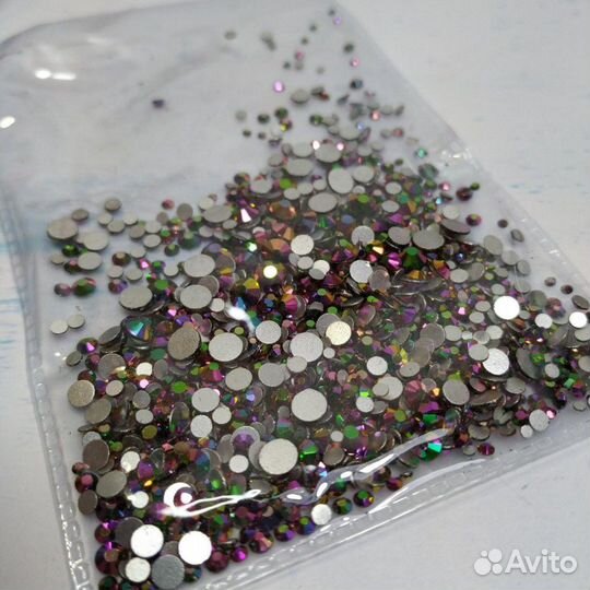 Стразы стекло разноразмерные