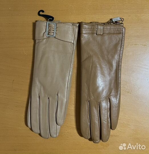 Перчатки женские нат. кожа
