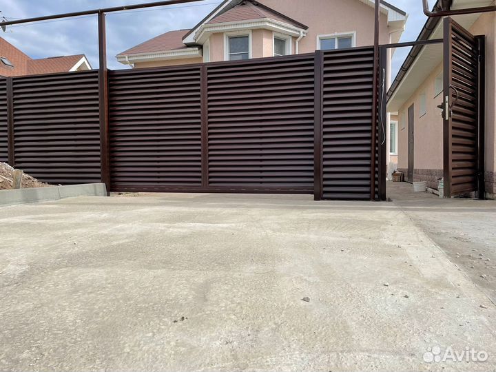 Забор жалюзи