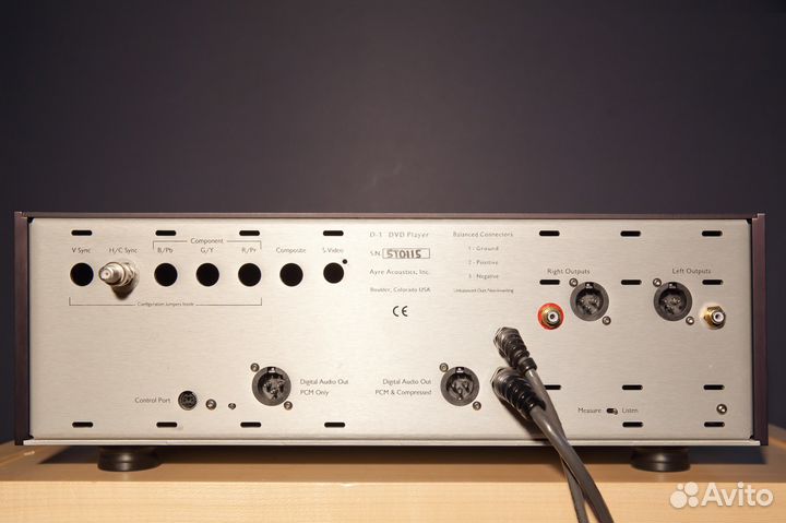 CD/DVD плеер Ayre Acoustics D-1 CD Player