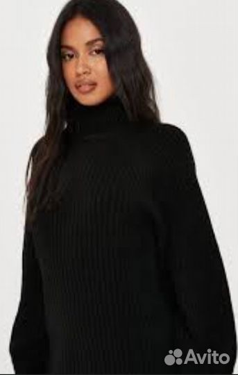 Вязаное платье-свитер missguided