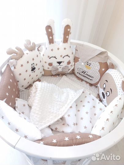 Бортики в кроватку