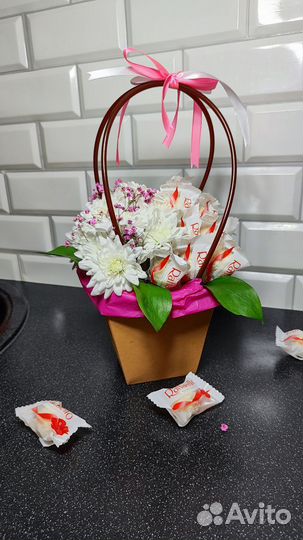 Съедобные букеты/Подарок маме/девушке/бабушке