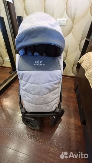 Коляска прогулочная bebizaro sport silver