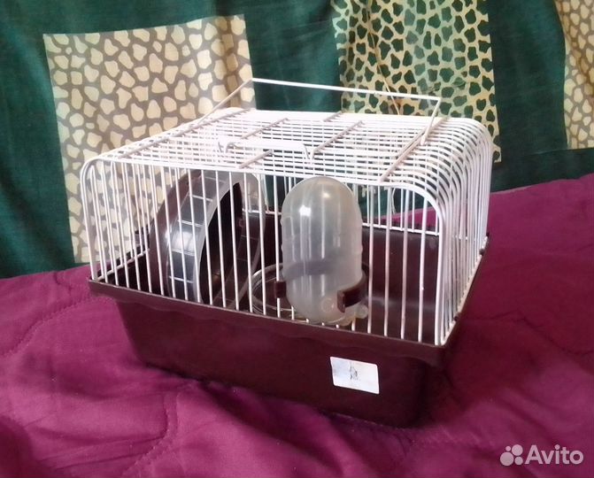 Клетка для грызунов (хомячка) укомплектованная