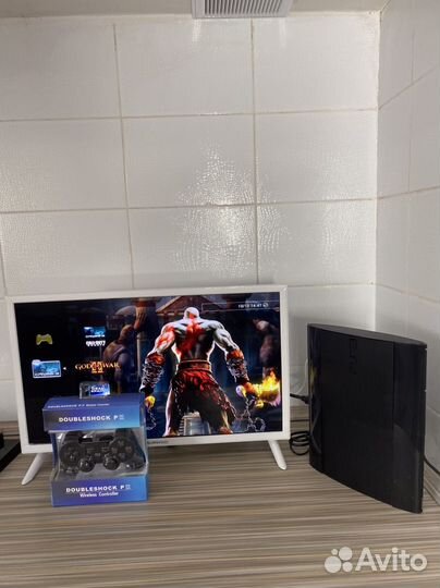 PS3 superslim 250gb + 26 игр