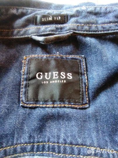 Джинсовая рубашка Guess 46-48р-р