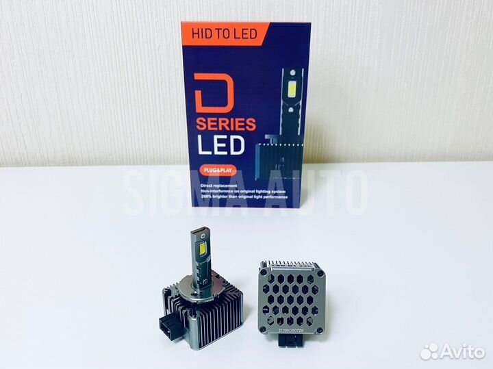 Диодные лампы D1S,лед лампы Aozoom LED D-series