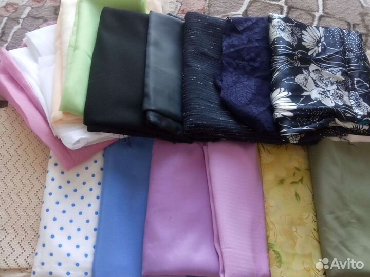 Ткань для рукоделия, пуговицы