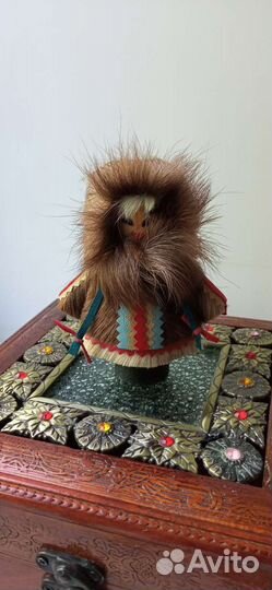 Сувенир,декор.Кукла деревянная,национальная