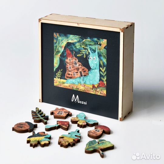 Деревянные пазлы и игрушки из дерева mozai