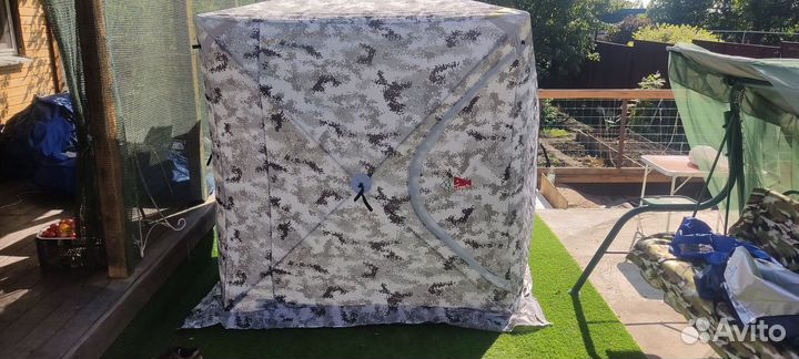 Зимняя палатка cube трехслойная