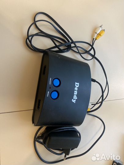 Игровая приставка dendy бу с переходником 255 игр
