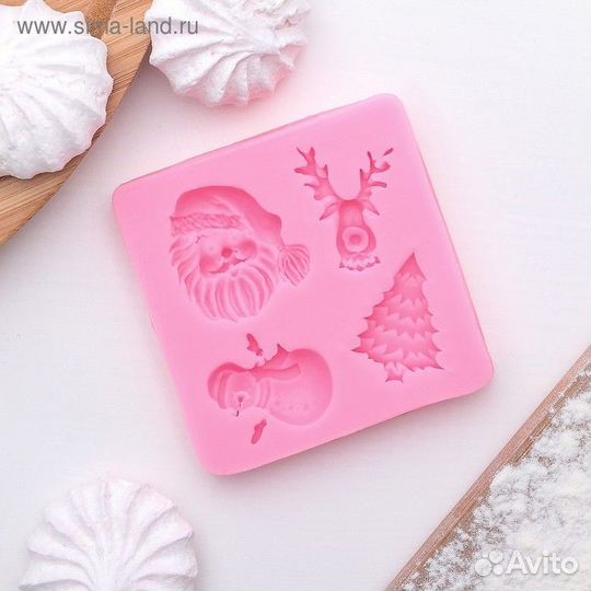 Молд «Новогодний антураж», 7,57,2 см