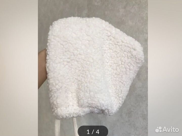 Чепчик плюшевый на флисе