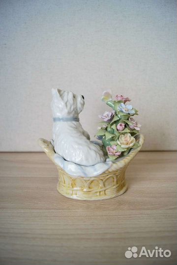 Музыкальная фарфоровая статуэтка Pavone (новая)