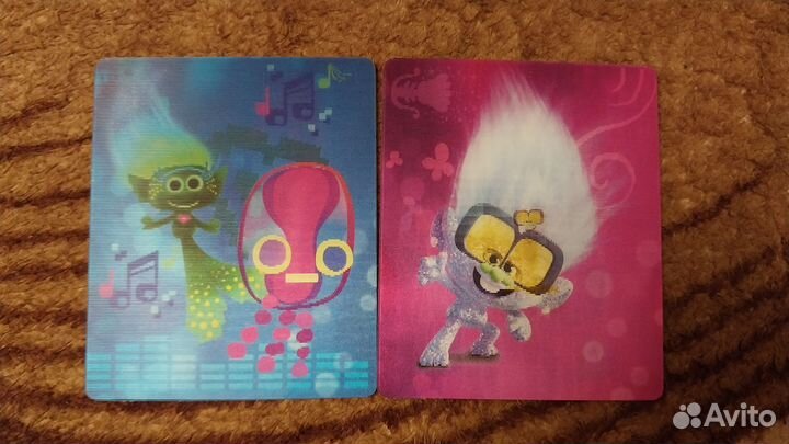 Карточки Тролли Большие гастролли