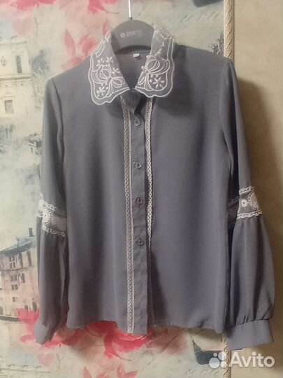 Блузки школьные 122 128