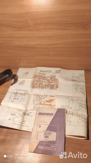 Инструкция+ схема СССР телевизор магнитола приемн