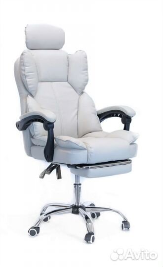 Компьютерное кресло с регулируемым подголовником