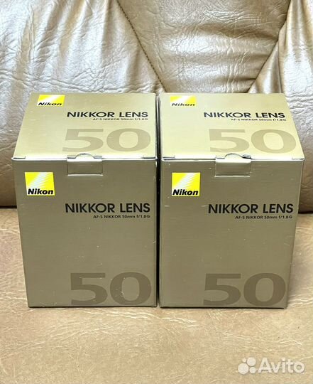 Nikon 50mm f/1.8G AF-S Nikkor Новый