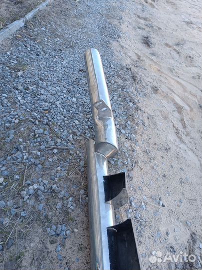 Защита переднего бампера Toyota Land Cruiser