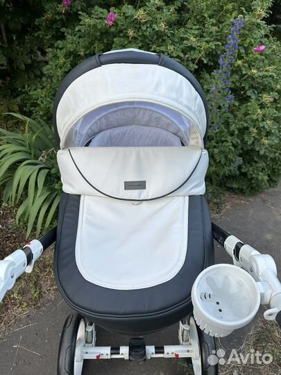 Коляска 2 в 1 экокожа adamex barletta
