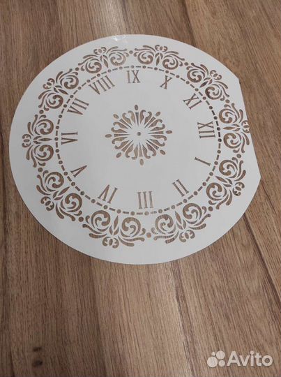 Трафарет для декора, трафарет для часов за все