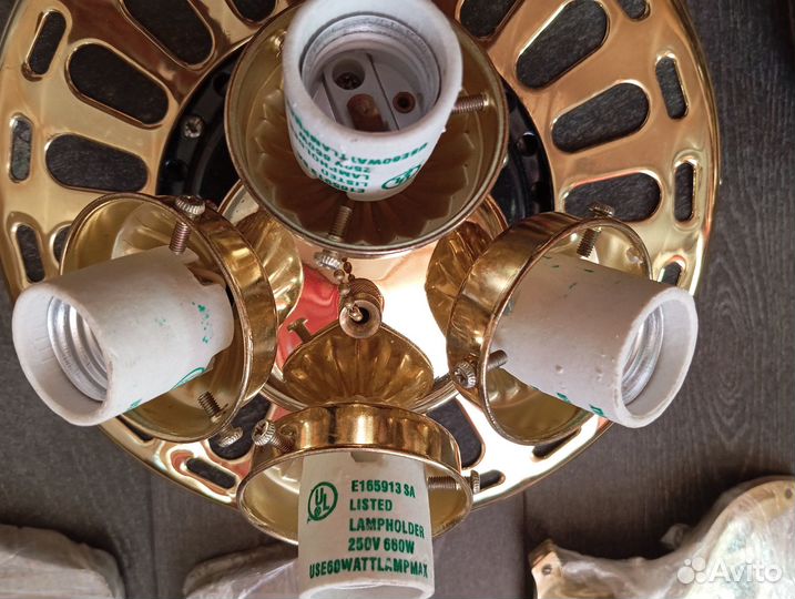 Люстра-вентилятор (Super Majestic CF52-4C4L) торг