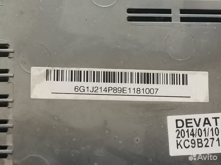 Крышка поддона ноутбука msi cx61 6g1j214p б/у