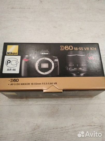 Зеркальный фотоаппарат Nikon D60