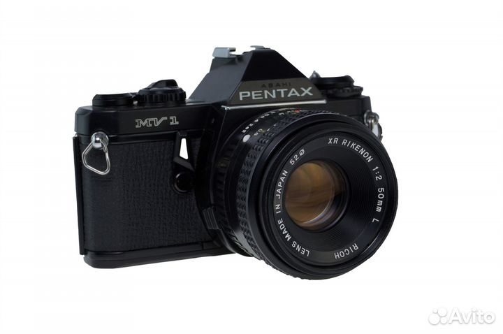 Pentax MV1 с объективом Ricoh XR Rikenon 50mm f2