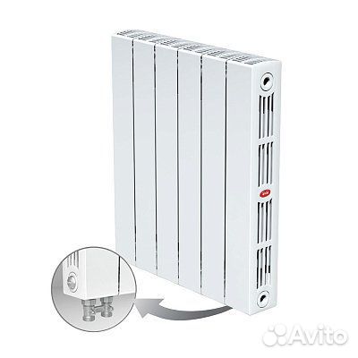 Биметаллический секционный радиатор отопления Rifa