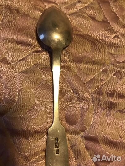 Серебряная чайная ложка 84 проба