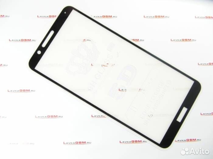 Защитное стекло для Honor 7X Черное#5547