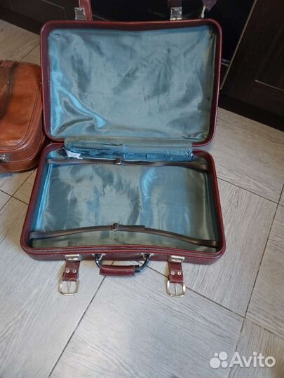 Чемоданы СССР кожаные