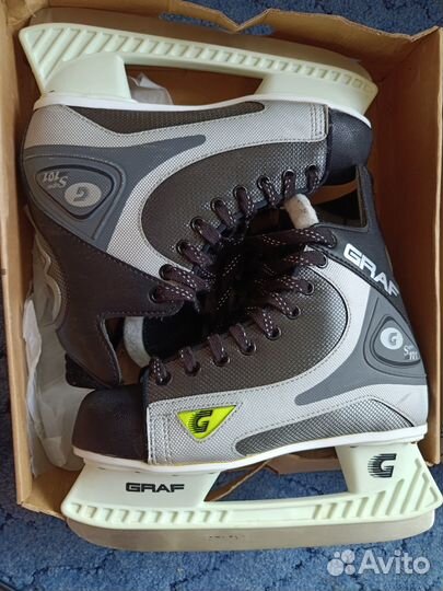 Коньки хоккейные graf 41размер