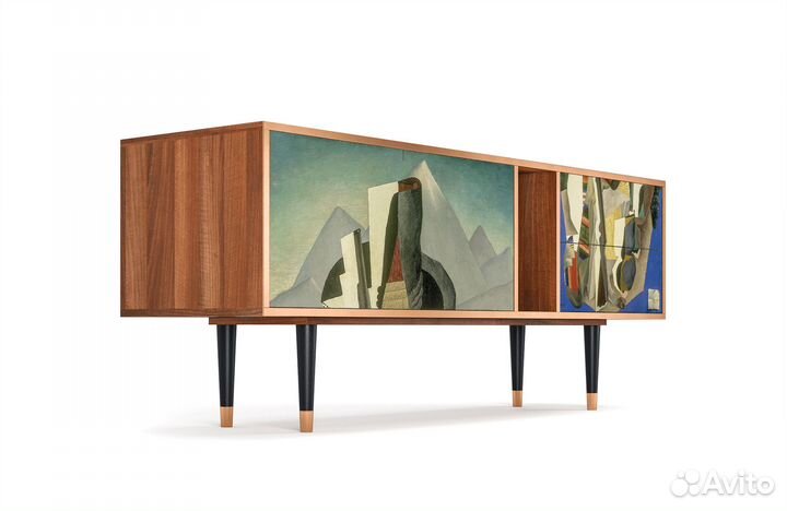 Тв-тумба T1 - Орех - The Cubist Paintings