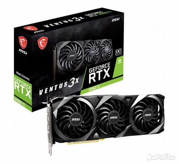 Видеокарта nvidia GeForce RTX 3060 Ti MSI 8Gb