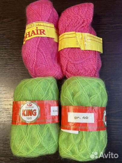 Пряжа мохер