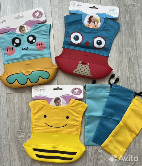 Нагрудник для кормления слюнявчики Новые