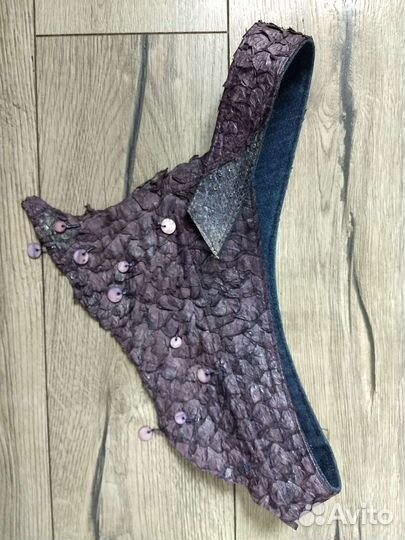 Пояс-ремень из рыбьей кожи