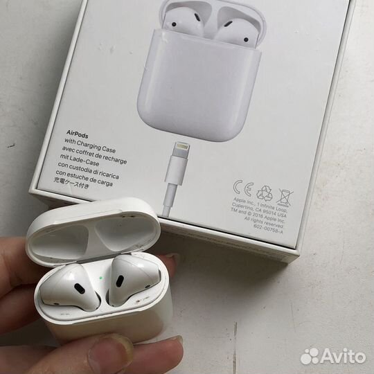 Беспроводные наушники apple airpods 2 оригинал
