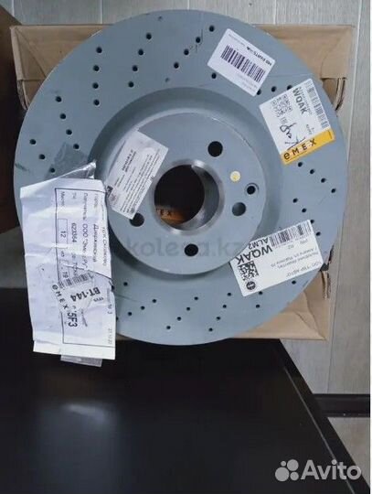 Диск тормозной Мерседес W221 передний Ориг Новый
